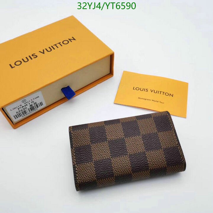 LV Bags-(4A)-Wallet-,Code: YT6590,$ 42USD