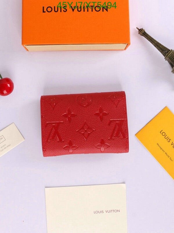 LV Bags-(4A)-Wallet-,Code: XT5494,$ 59USD