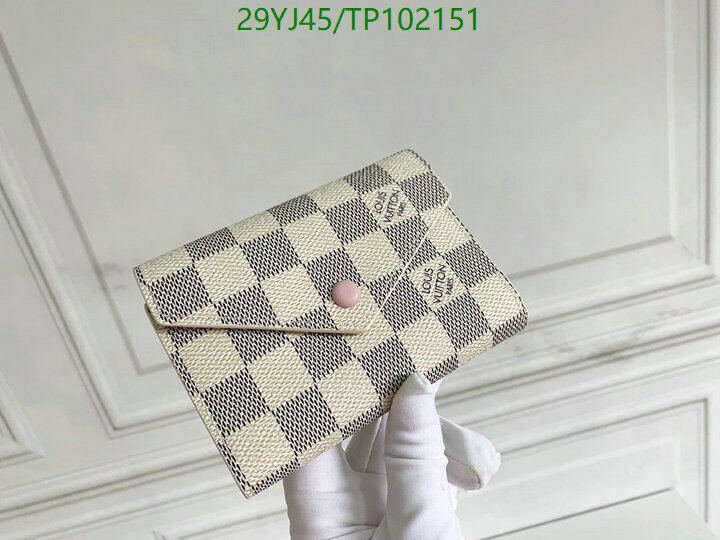 LV Bags-(4A)-Wallet-,Code: TP102151,$ 38USD
