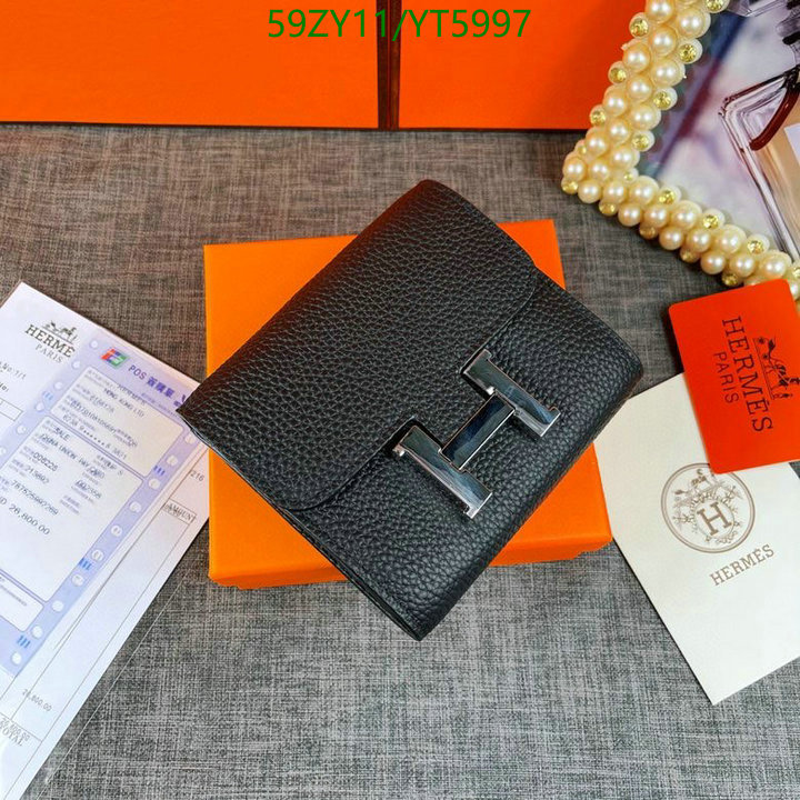 Hermes Bag-(4A)-Wallet-,Code: YT5997,$ 77USD