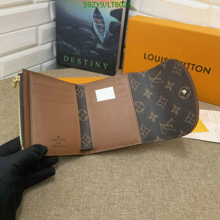 LV Bags-(4A)-Wallet-,Code: LT8026,$ 77USD