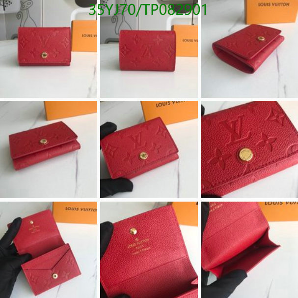 LV Bags-(4A)-Wallet-,Code: TP082901,$ 46USD