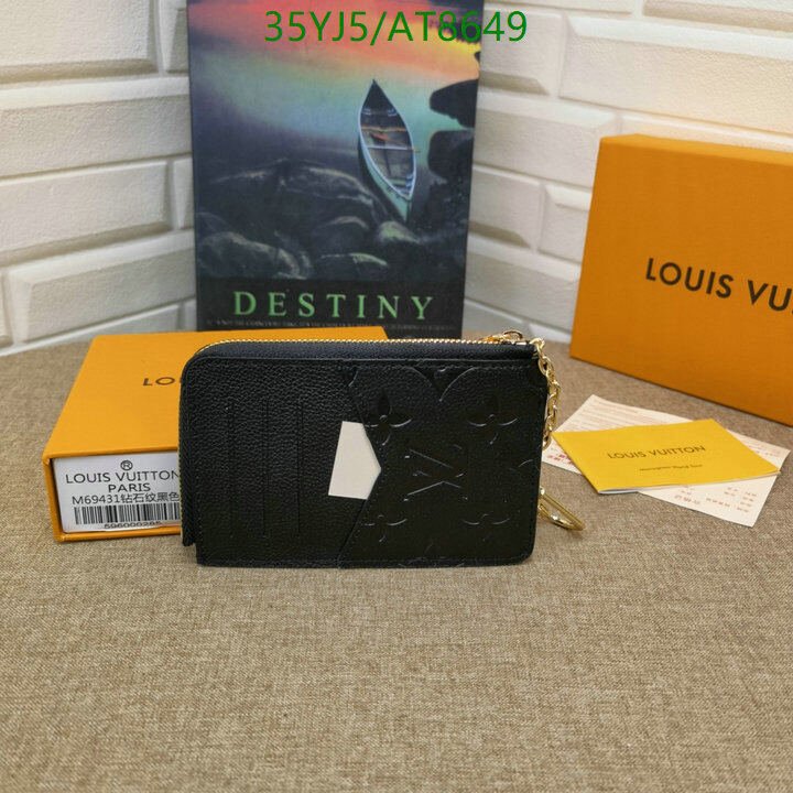 LV Bag-(4A)-Wallet- Code: AT8649 $ 46USD