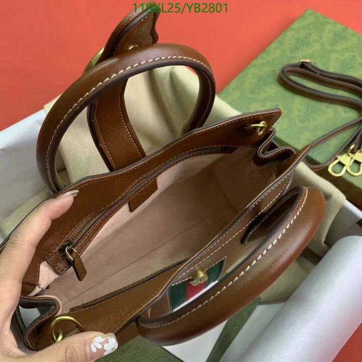 Gucci Bag-(4A)-Diagonal-,Code: YB2801,$ 155USD
