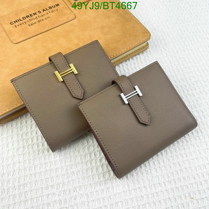 Hermes Bag-(4A)-Wallet- Code: BT4667 $ 64USD