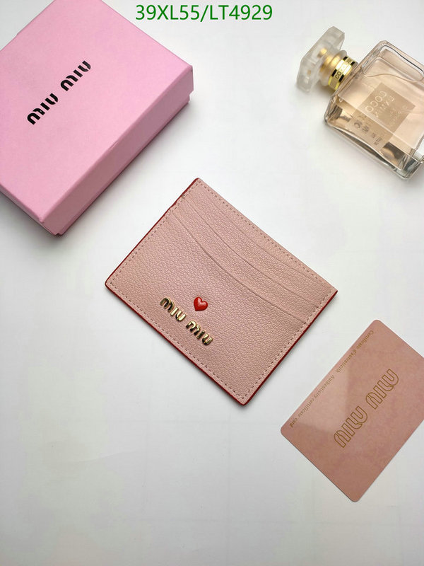 Miu Miu Bag-(4A)-Wallet-,Code: LT4929,$ 51USD