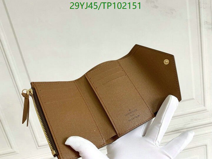 LV Bags-(4A)-Wallet-,Code: TP102151,$ 38USD