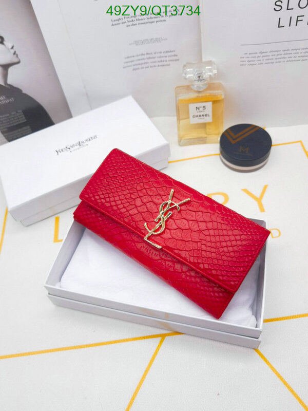 YSL Bag-(4A)-Wallet- Code: QT3734 $ 64USD