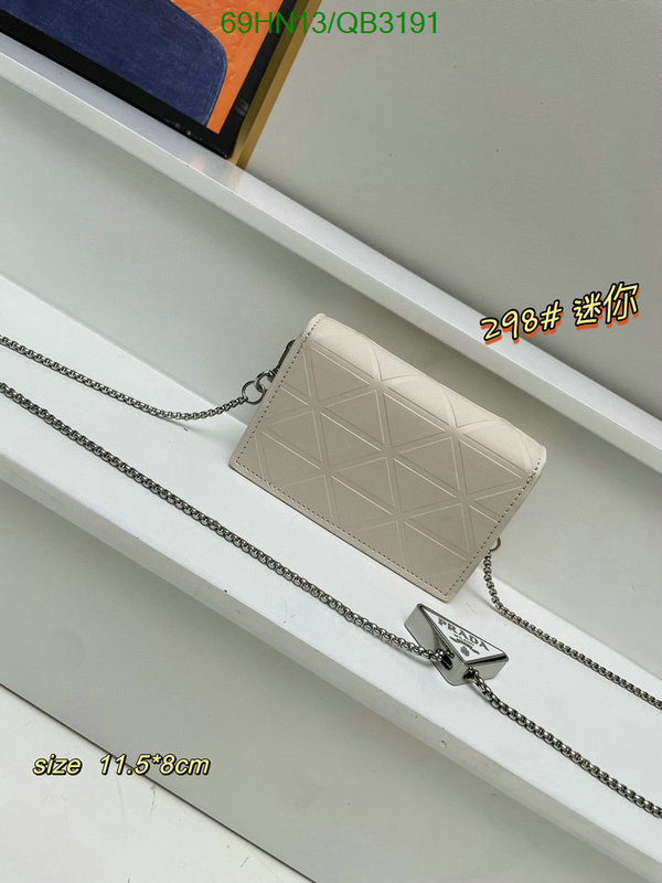 Prada Bag-(4A)-Diagonal- Code: QB3191 $ 90USD