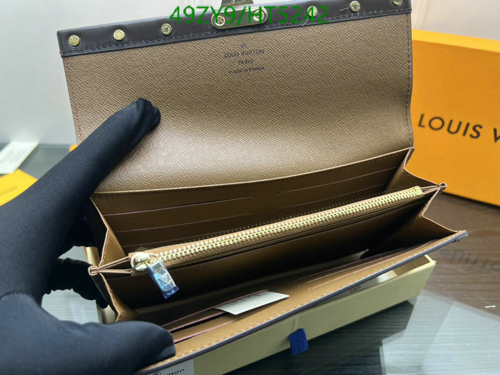 LV Bags-(4A)-Wallet-,Code: HT5242,$ 64USD