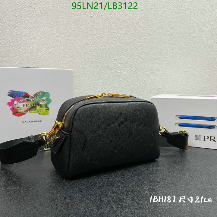 Prada Bag-(4A)-Diagonal-,Code: LB3122,$ 124USD