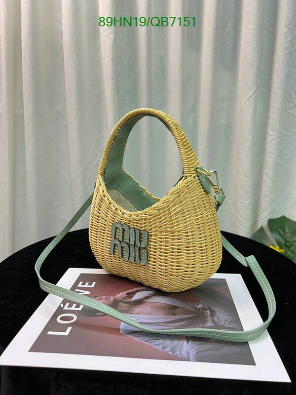 Miu Miu Bag-(4A)-Diagonal- Code: QB7151 $ 116USD