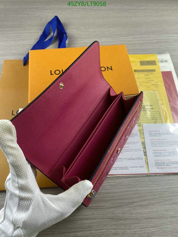 LV Bags-(4A)-Wallet-,Code: LT9058,$ 59USD