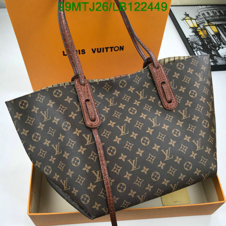 LV Bags-(4A)-Handbag Collection-,Code: LB122449,$ 129USD