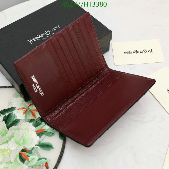 YSL Bag-(4A)-Wallet-,Code: HT3380,$ 59USD