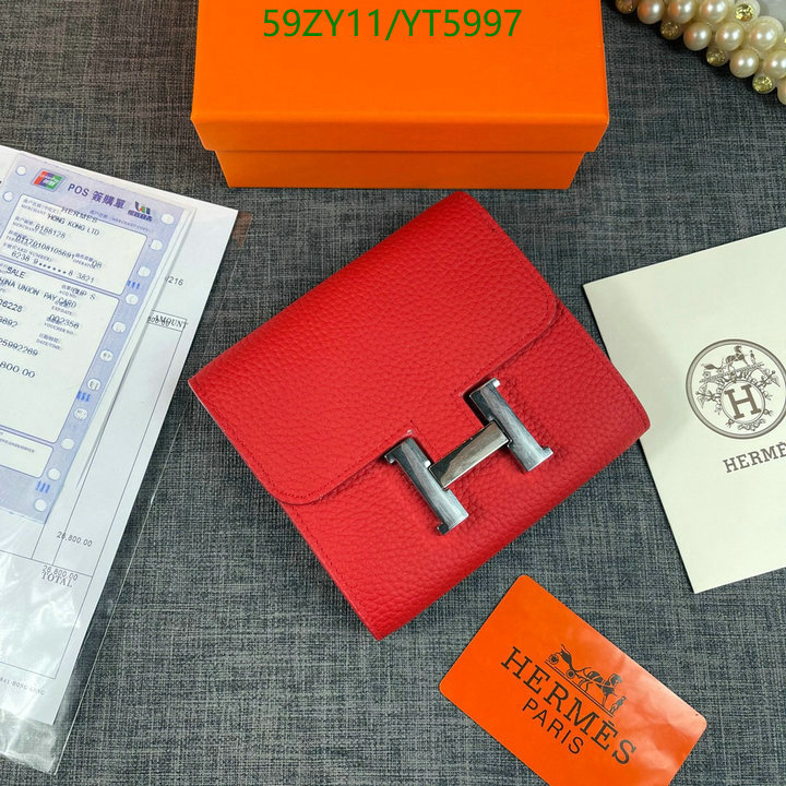 Hermes Bag-(4A)-Wallet-,Code: YT5997,$ 77USD