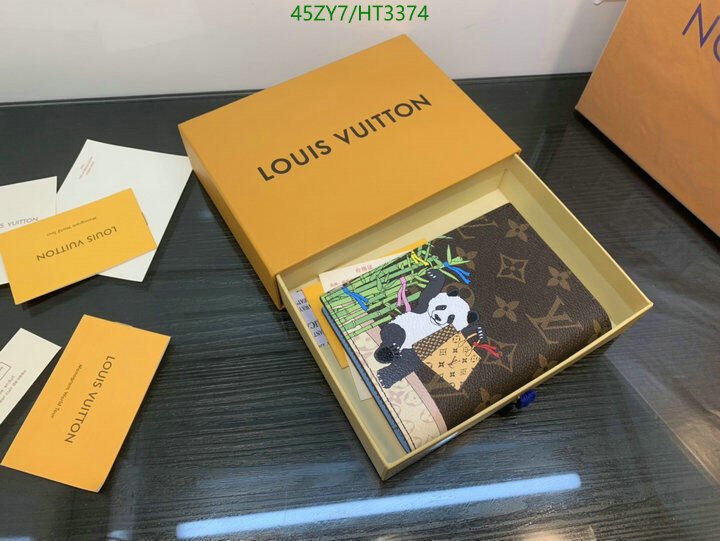 LV Bags-(4A)-Wallet-,Code: HT3374,$ 59USD