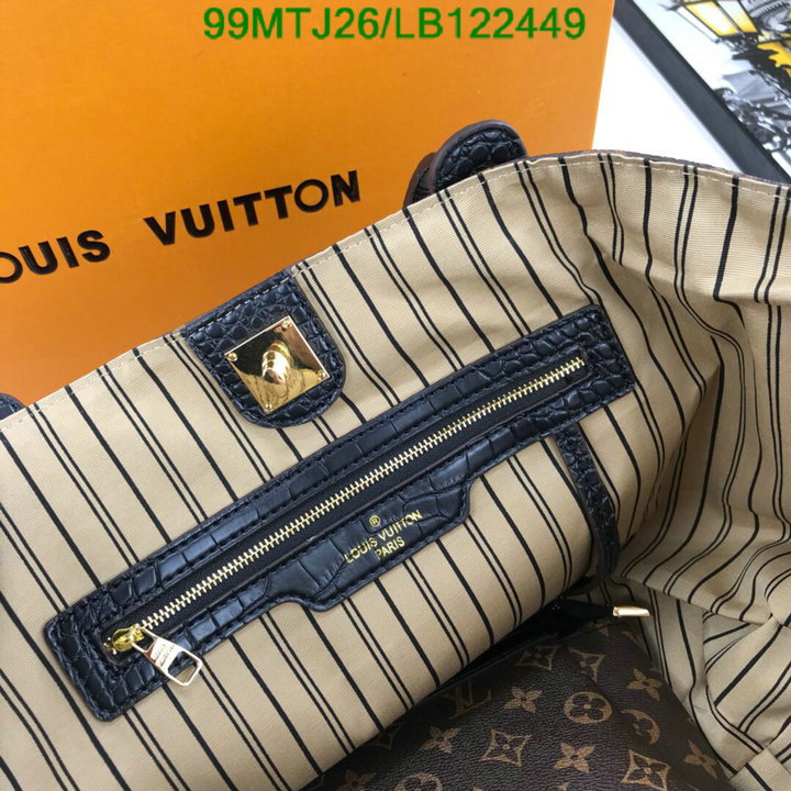 LV Bags-(4A)-Handbag Collection-,Code: LB122449,$ 129USD