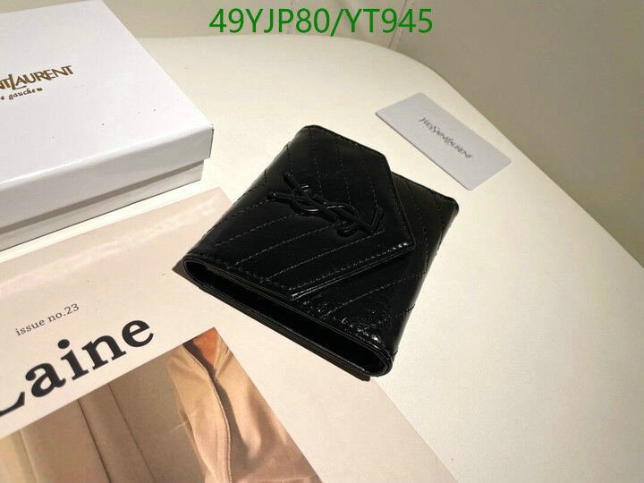 YSL Bag-(4A)-Wallet-,Code: YT945,$ 64USD