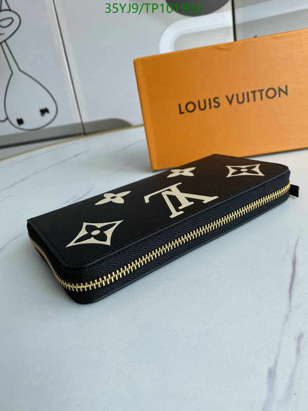 LV Bags-(4A)-Wallet-,Code: TP101902,$ 51USD
