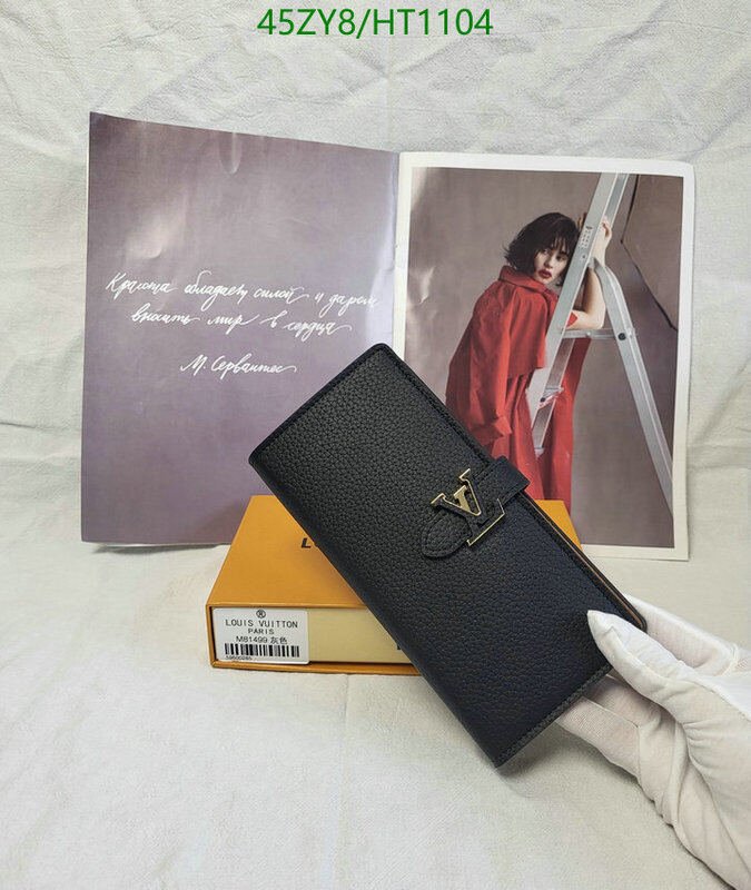 LV Bags-(4A)-Wallet-,Code: HT1104,$ 59USD