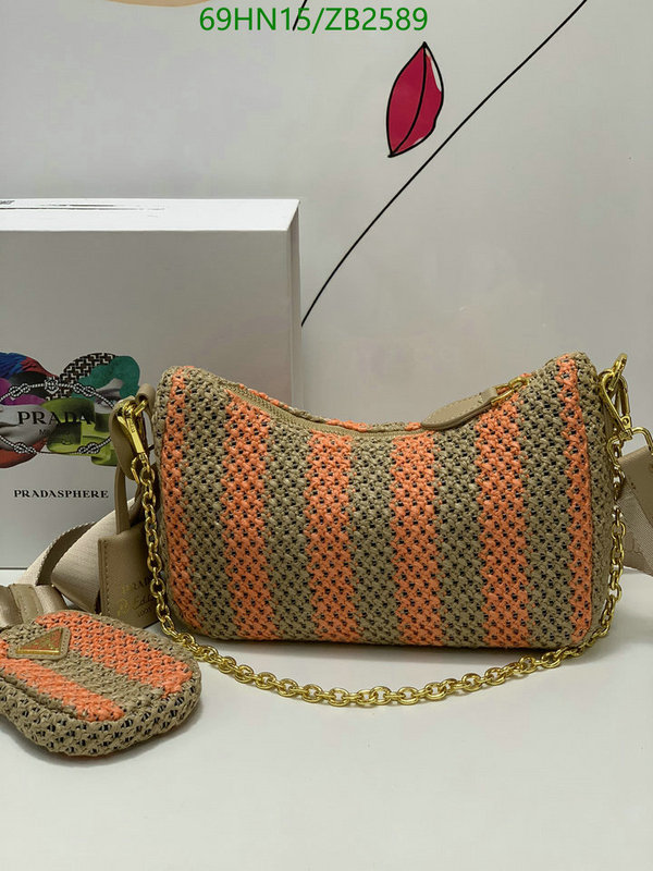 Prada Bag-(4A)-Re-Edition 2005 Code: ZB2589 $ 90USD