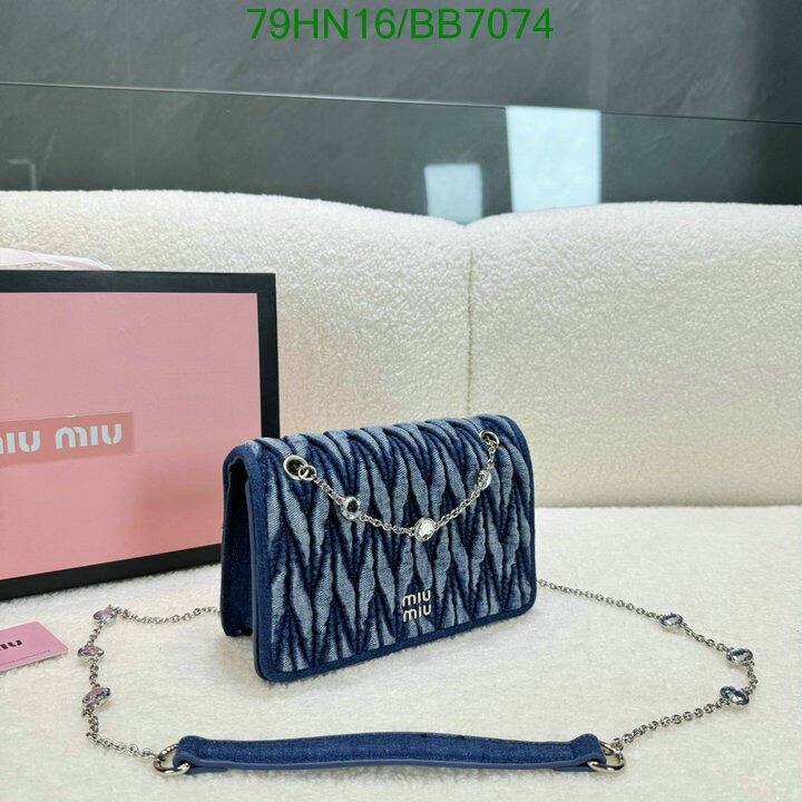 Miu Miu Bag-(4A)-Crossbody- Code: BB7074 $ 103USD