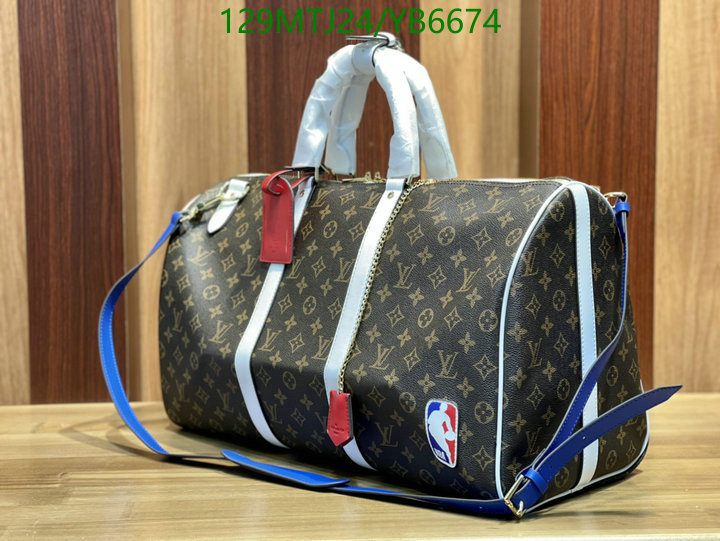 LV Bags-(4A)-Keepall BandouliRe 45-50-,Code: YB6674,$ 168USD