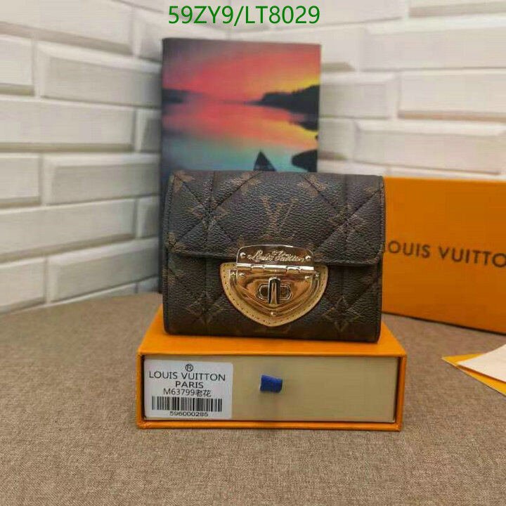 LV Bags-(4A)-Wallet-,Code: LT8029,$ 77USD