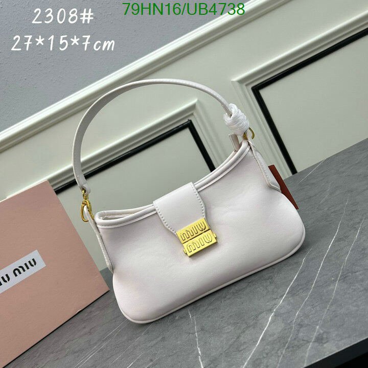 Miu Miu Bag-(4A)-Handbag- Code: UB4738 $ 103USD