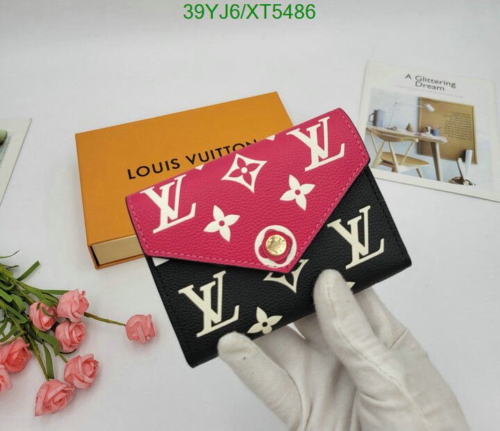 LV Bags-(4A)-Wallet-,Code: XT5486,$ 51USD