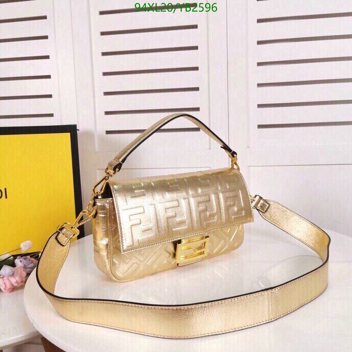 Fendi Bag-(4A)-Baguette-,Code: YB2596,$ 123USD