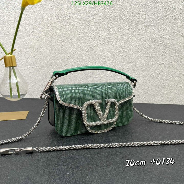 Valentino Bag-(4A)-LOC-V Logo ,Code: HB3476,$ 163USD