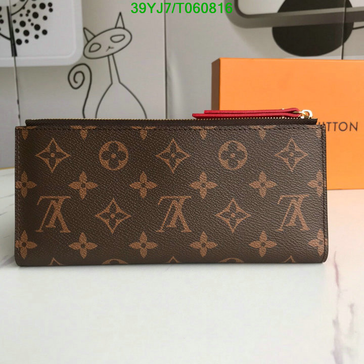 LV Bags-(4A)-Wallet-,Code: T060816,$ 51USD