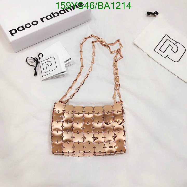 Paco Rabanne Bag-(4A)-Diagonal-,Code: BA1214,$ 207USD