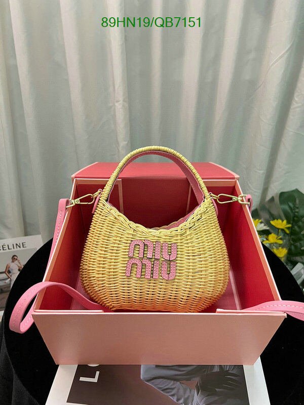 Miu Miu Bag-(4A)-Diagonal- Code: QB7151 $ 116USD
