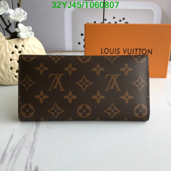 LV Bags-(4A)-Wallet-,Code: T060807,$ 42USD