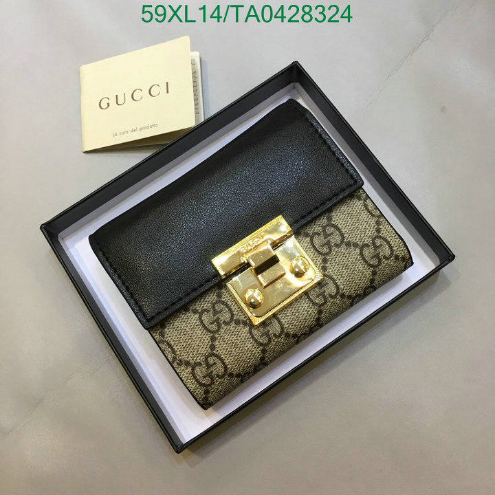 Gucci Bag-(4A)-Wallet-,Code:TA0428324,$ 77USD
