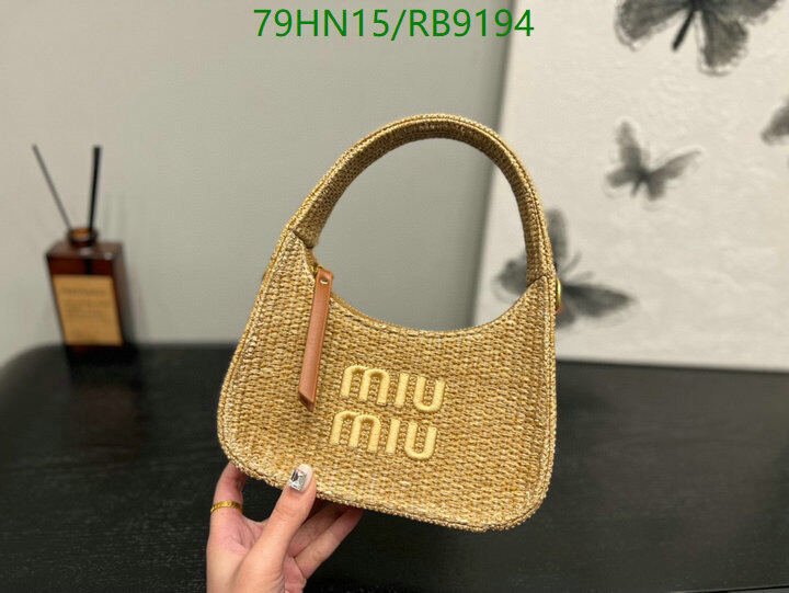 Miu Miu Bag-(4A)-Handbag- Code: RB9194 $ 103USD
