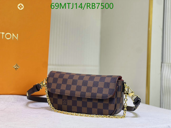 LV Bag-(4A)-Pochette MTis Bag-Twist- Code: RB7500 $ 90USD