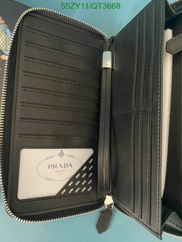 Prada Bag-(4A)-Wallet- Code: QT3668 $ 72USD
