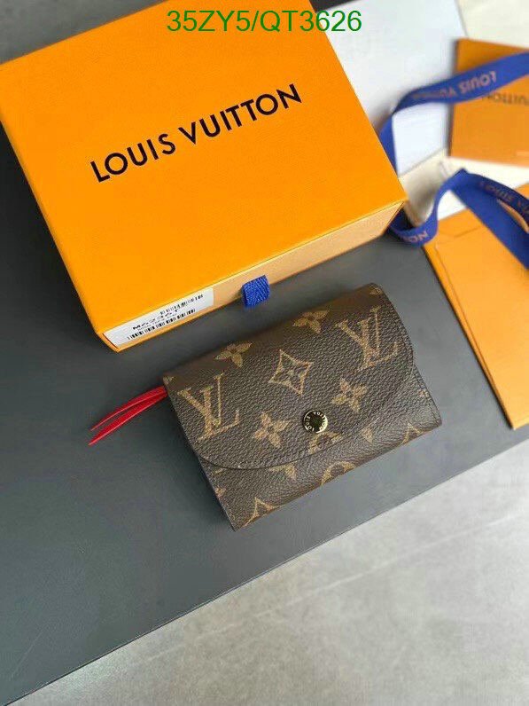 LV Bag-(4A)-Wallet- Code: QT3626 $ 46USD
