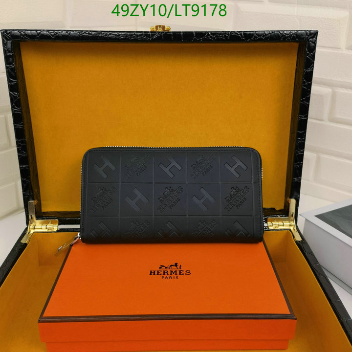 Hermes Bag-(4A)-Wallet-,Code: LT9178,$ 64USD