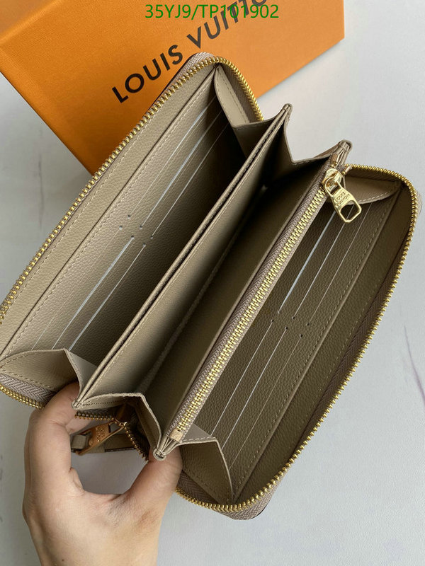 LV Bags-(4A)-Wallet-,Code: TP101902,$ 51USD