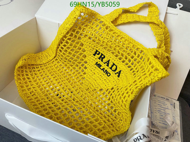 Prada Bag-(4A)-Handbag-,Code: YB5059,$ 90USD