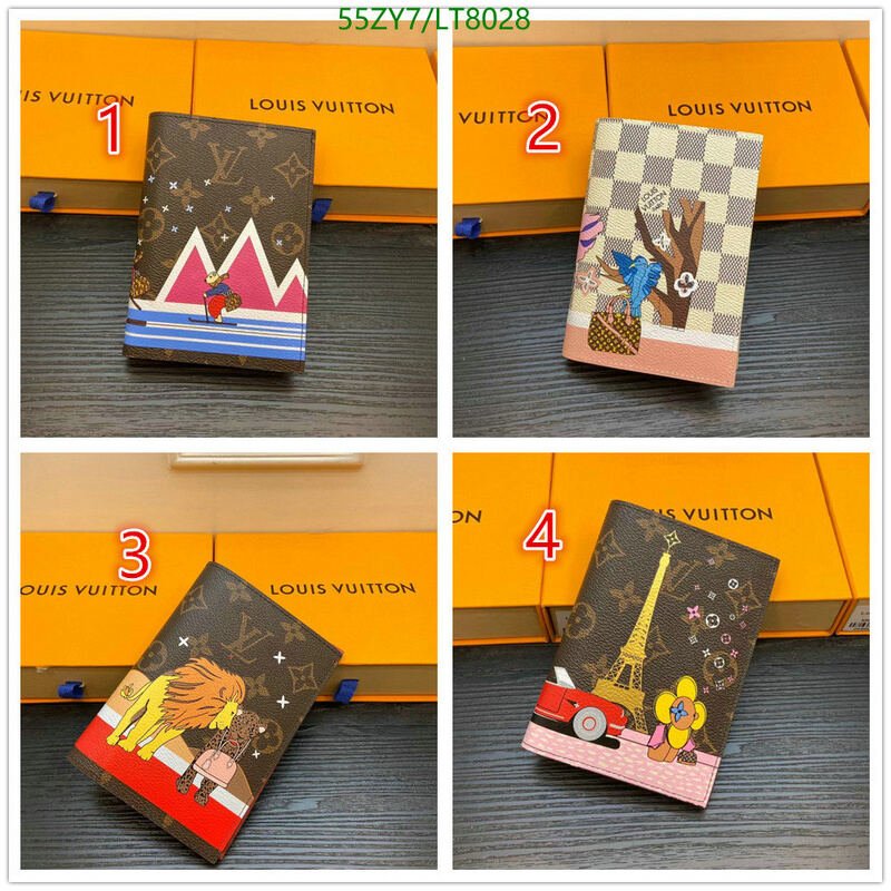 LV Bags-(4A)-Wallet-,Code: LT8028,$ 72USD
