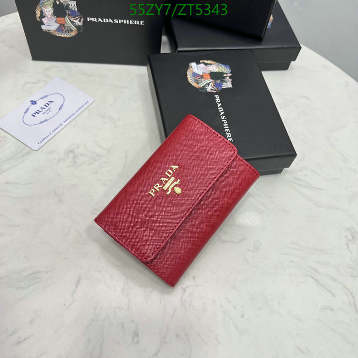 Prada Bag-(4A)-Wallet-,Code: ZT5343,$ 72USD