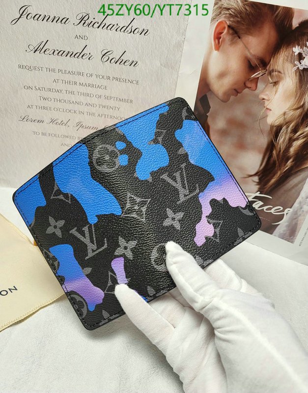 LV Bags-(4A)-Wallet-,Code: YT7315,$ 59USD