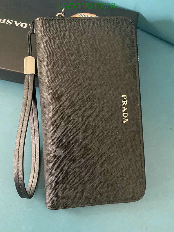 Prada Bag-(4A)-Wallet- Code: QT3668 $ 72USD