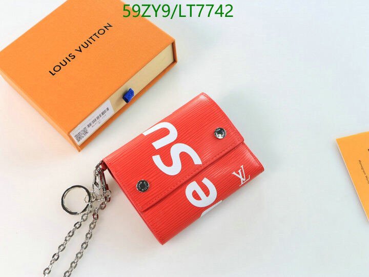 LV Bags-(4A)-Wallet-,Code: LT7742,$ 77USD